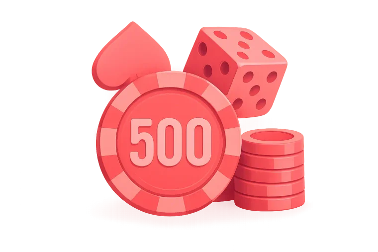 500Casino rewards